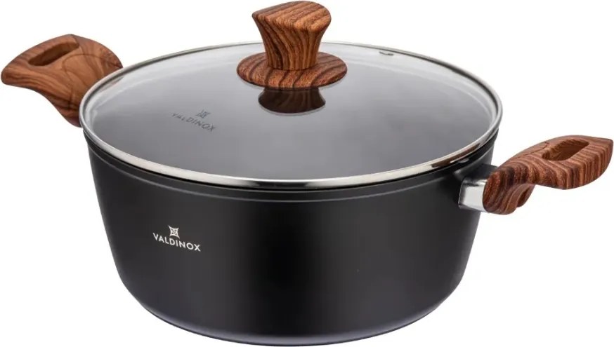 Alumínium indukciós fazék Valdinox fedővel Impact 4,0 l