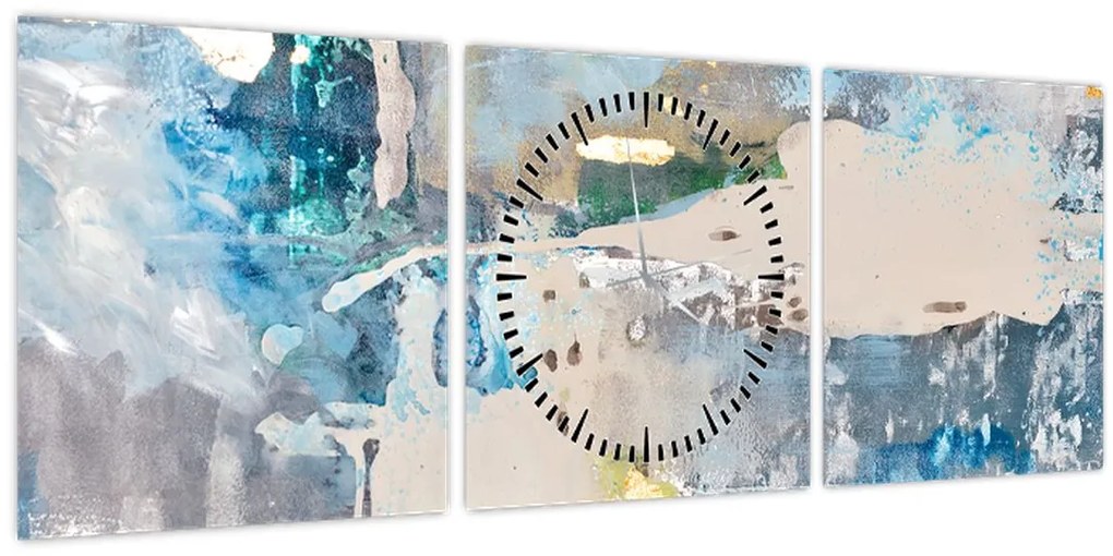 Kép - Absztrakció (órával) (90x30 cm)