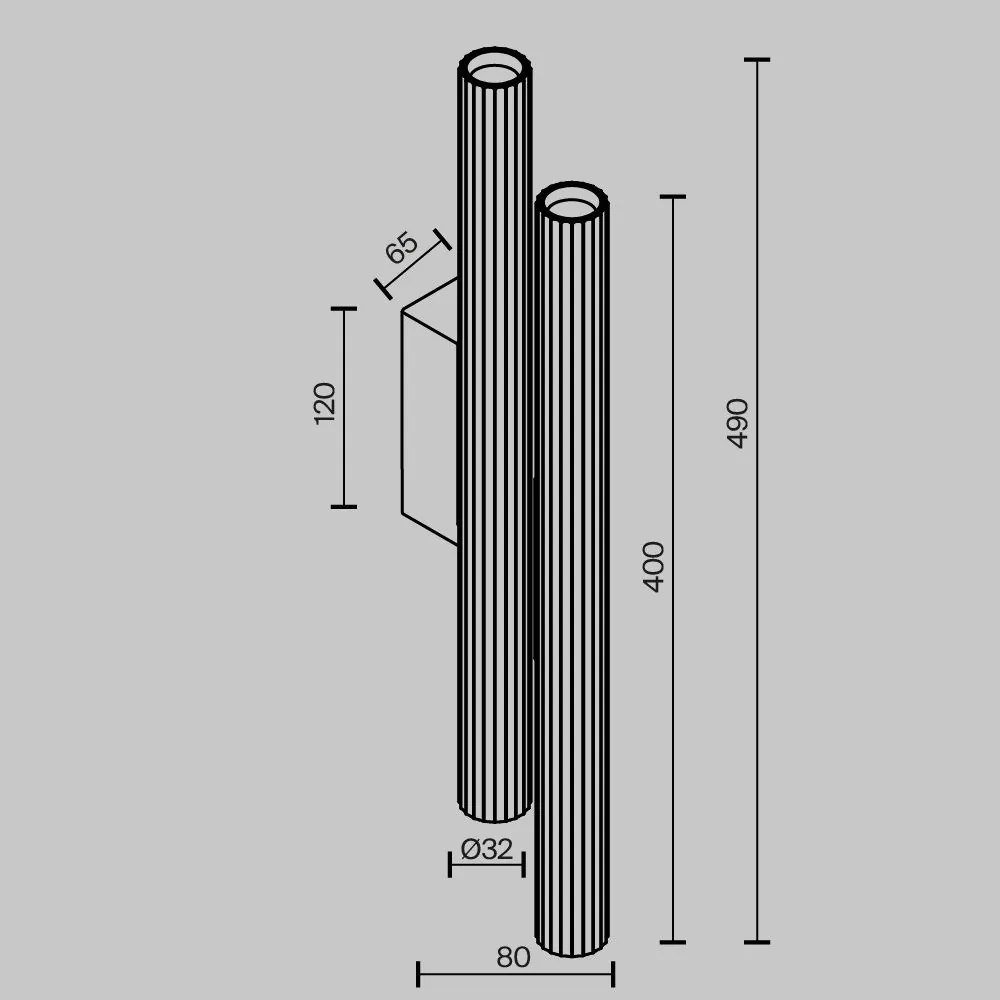 Maytoni modern fali lámpa calipso sárgaréz myc082wl-24w2.7k-bs