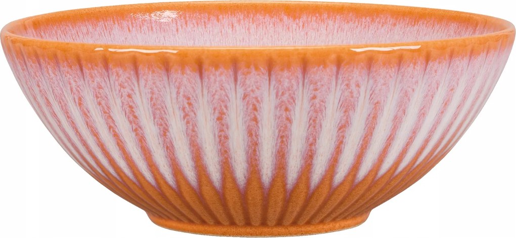 Lubiana Daisy Saláta tálaló Kerek Porcelán Tál 17,2 cm S011T Lazacszínű