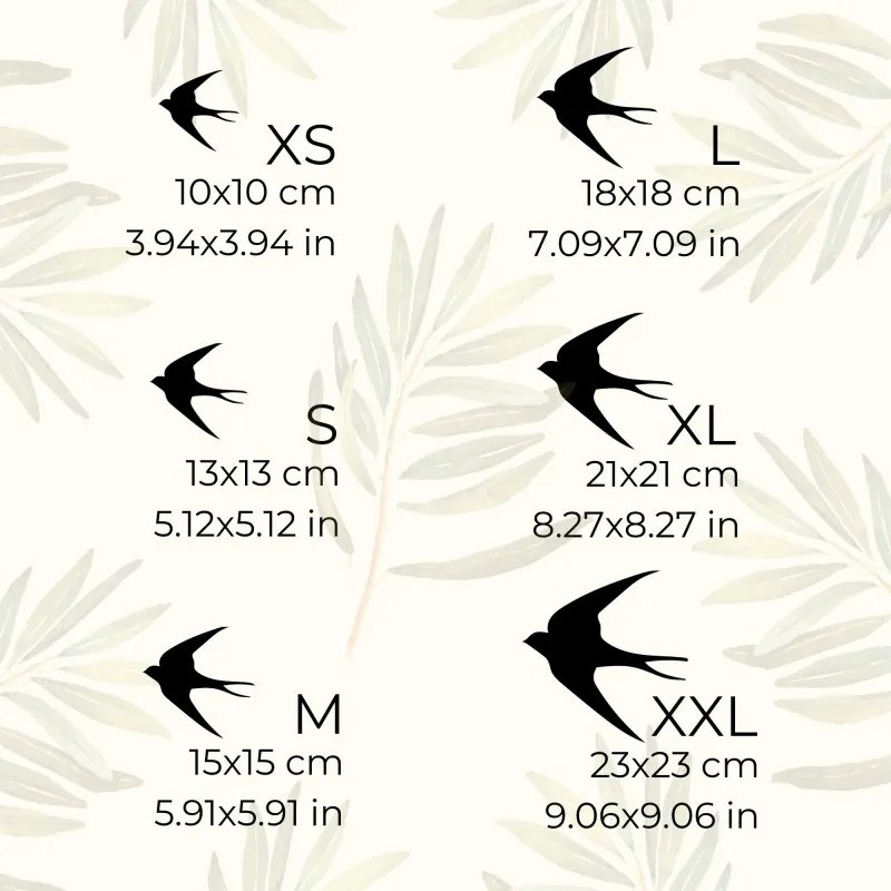 Repülő madarak fa dekorációi - FLOCK