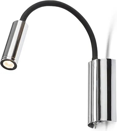 RENDL SHOW fali lámpa fekete króm 230V LED 3W 3000K