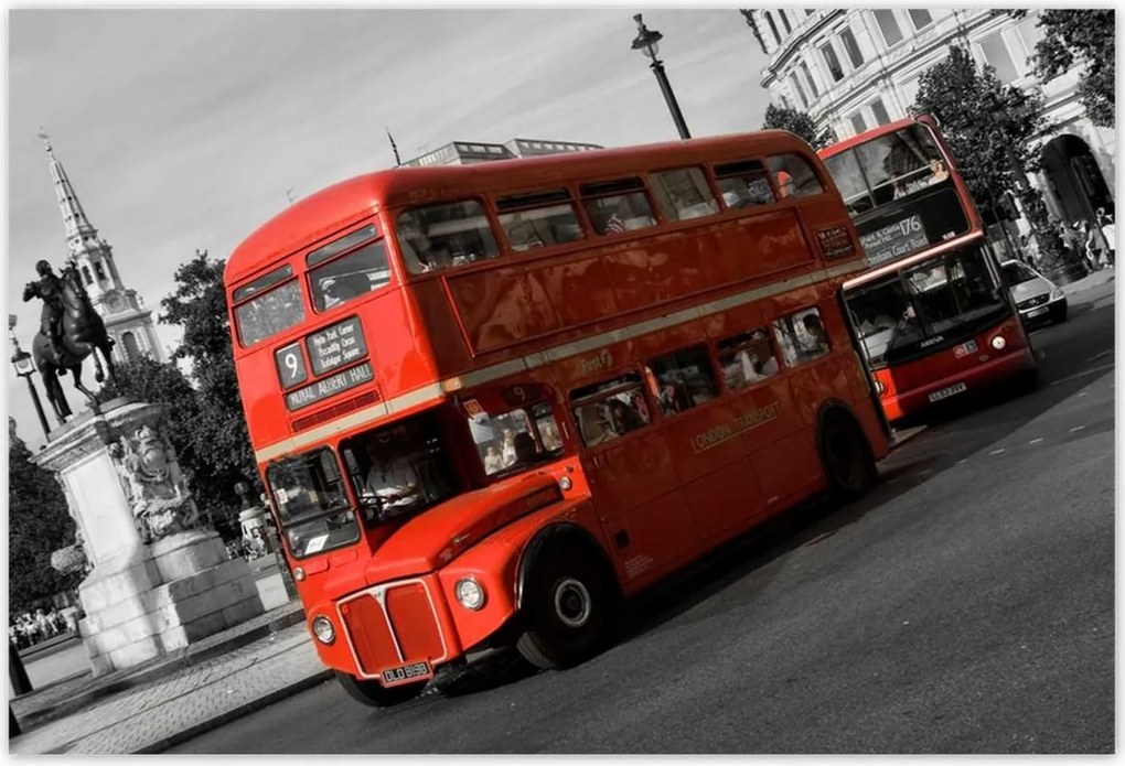 Poszterek 200x135 Piros busz London