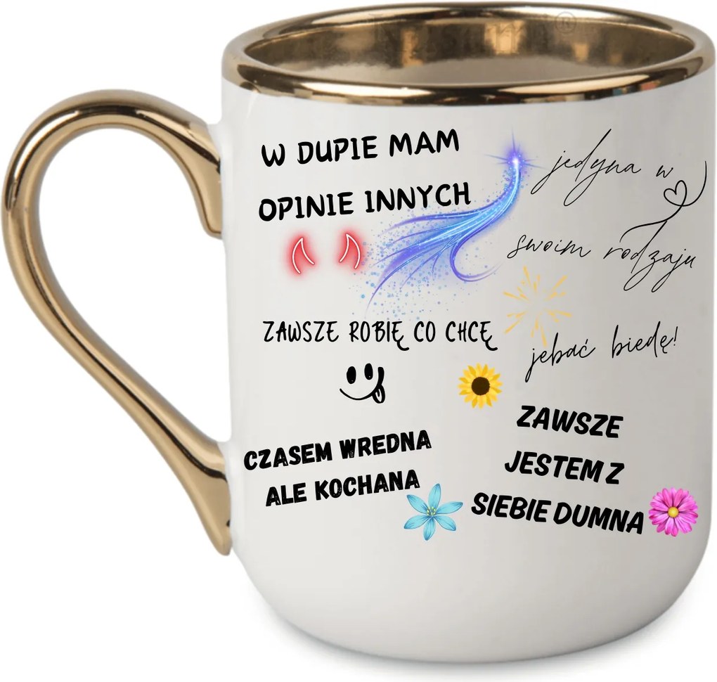 Elegáns bögre „Az én bögrém” 330 Fehér