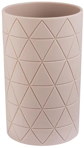 BISK Erga Star, álló kozmetikai pohár, bézs, ERG-07125