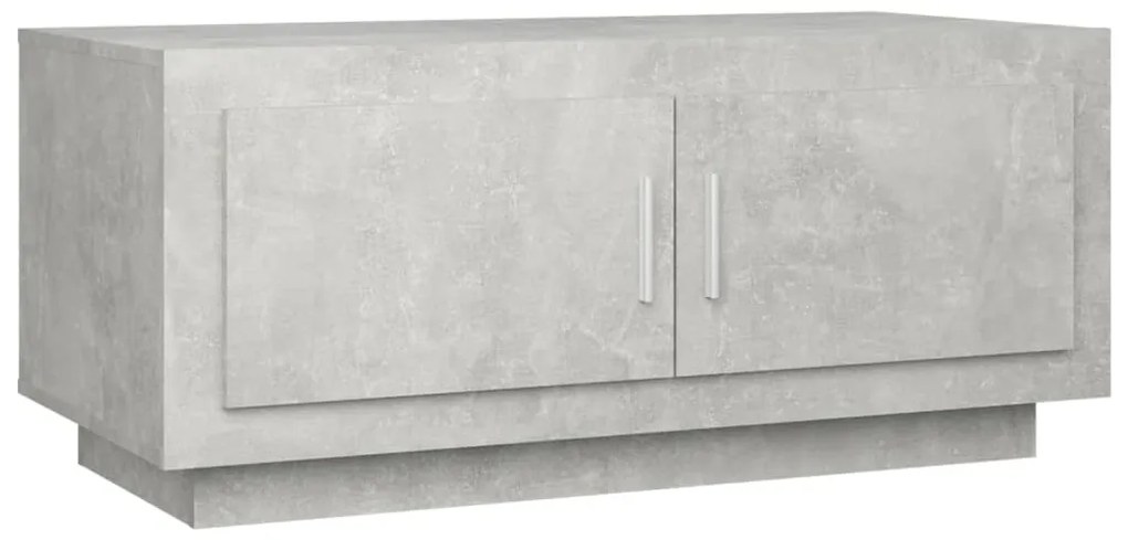Betonszürke szerelt fa dohányzóasztal 102x 50 x 45 cm
