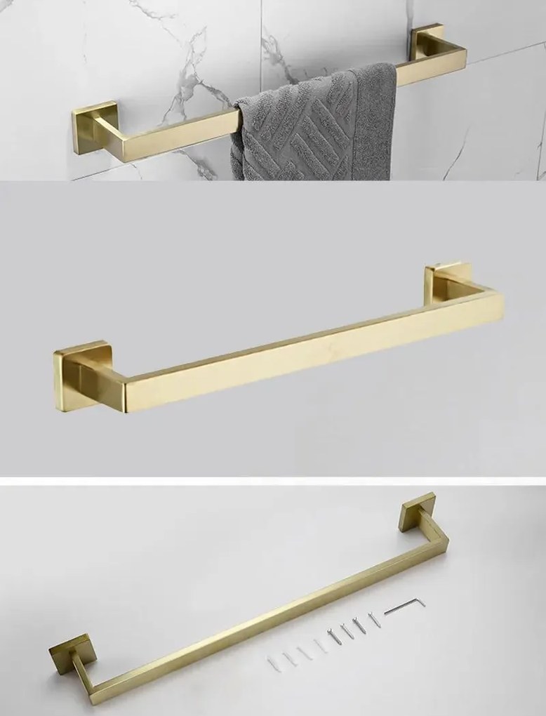 Fürdőszoba fogas GOLD 332917A