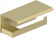 Kfa Wc-papír Tartó Polccal, Pvd Brushed Gold