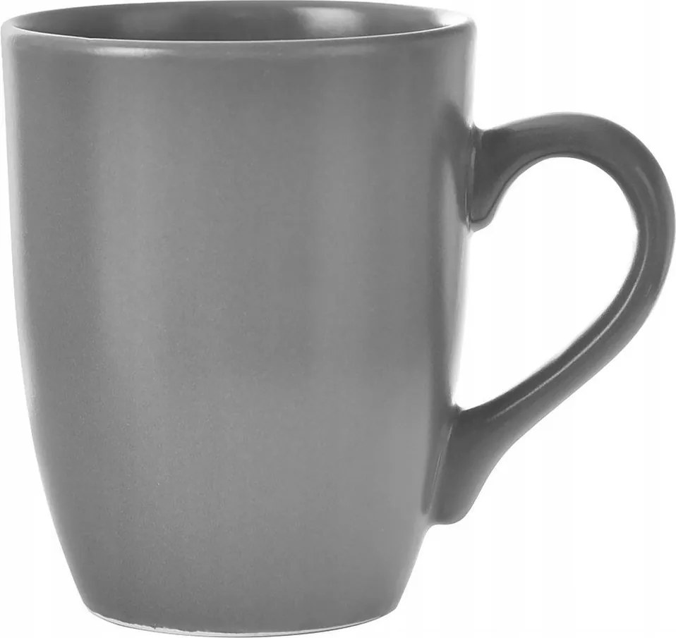 Kerámia Bögre Szürke Teás Kávéhoz Füllel Nagy Ajándék 350 ML