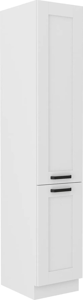 Magas szekrény, fehér, LULA 40 DK-210 2F