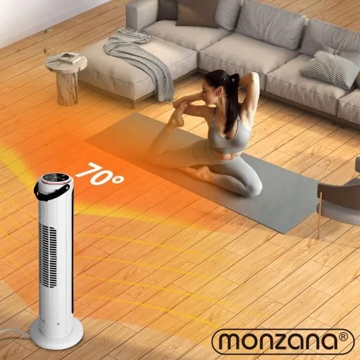 monzana® Kerámia hősugárzó 2000W - fehér