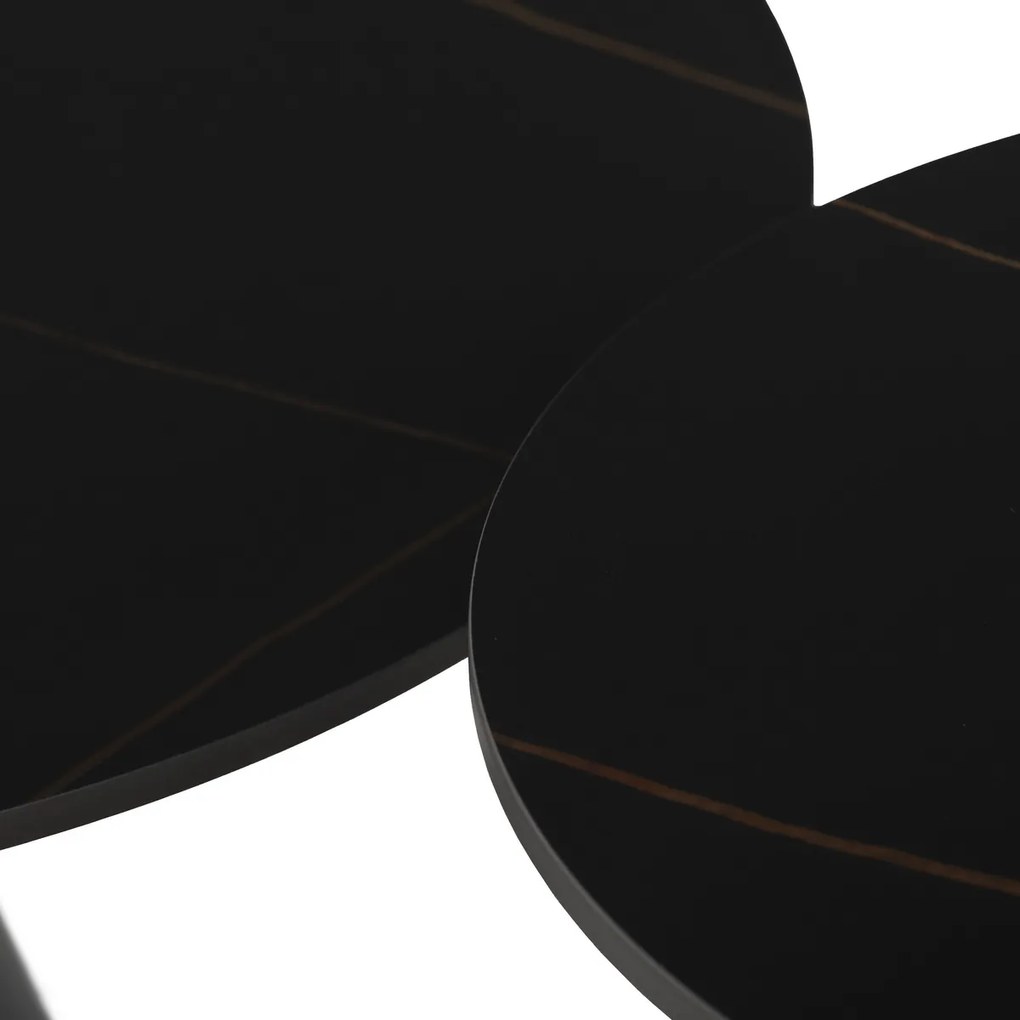 F4118 BK konferenciaasztal-készlet, márvány, 2 db