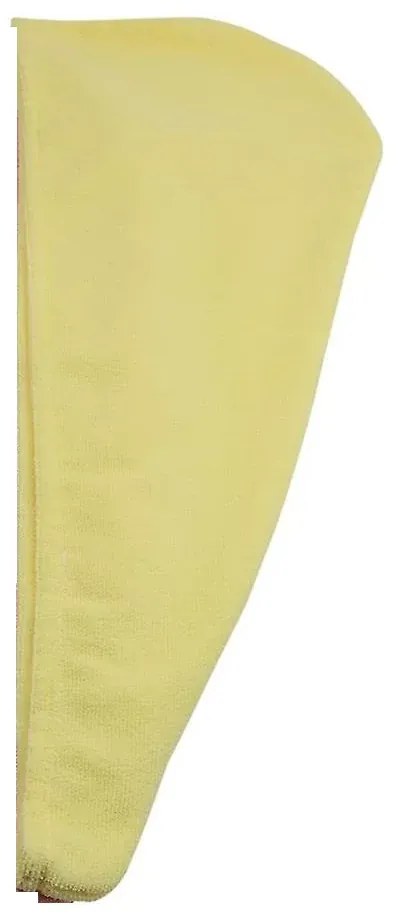 Hajturbán törölköző gyerekeknek - sárga