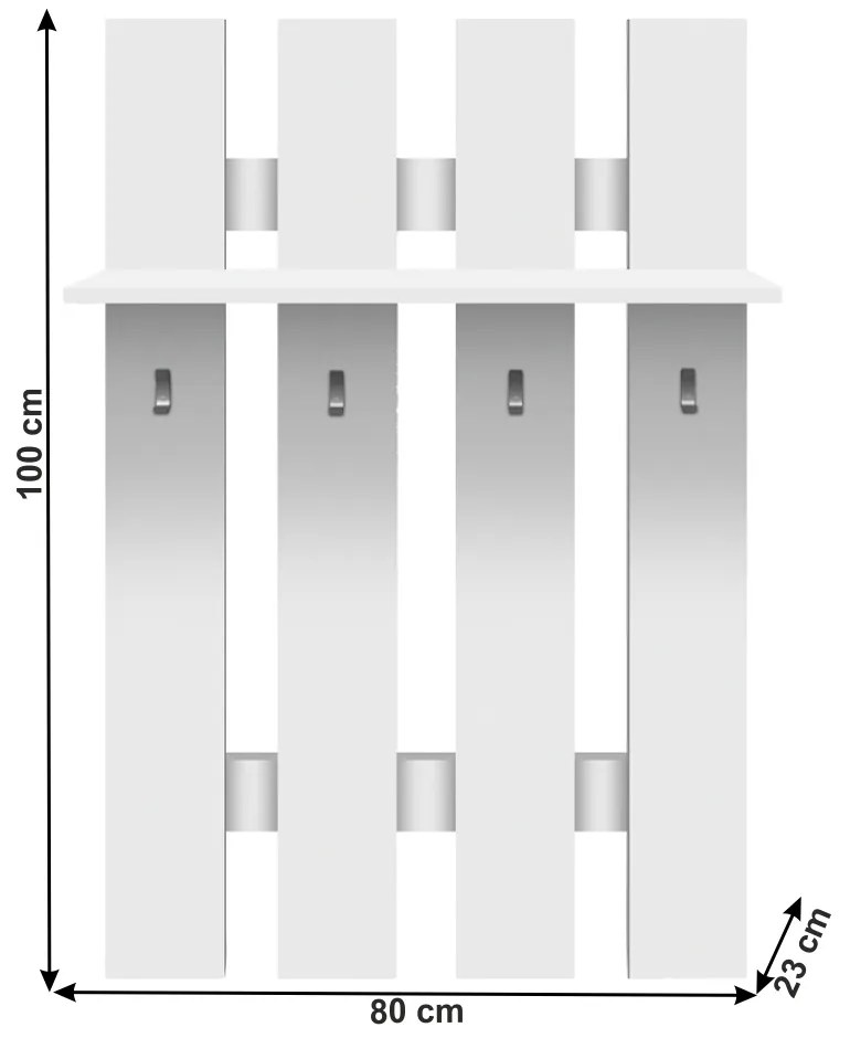 Ruhaakasztós panel Timmy Typ 17. 794619