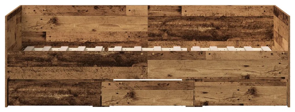 Rusztikus Nappaliágy Régi fa F.Engineered wood 90 x 200 cm