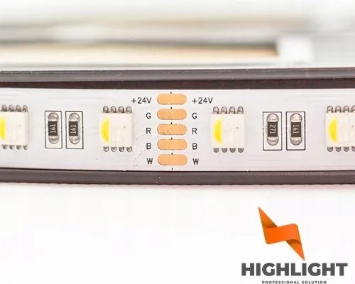 5m Rgbw Led szalag meleg 5050 24V 19,2W Pro 60LED