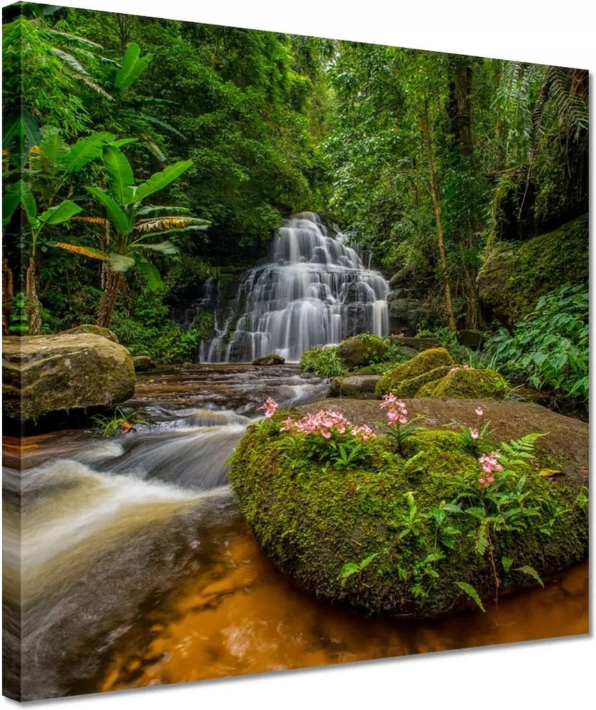 Vászonkép 30x30 Thaiföldi zuhatag Folyó