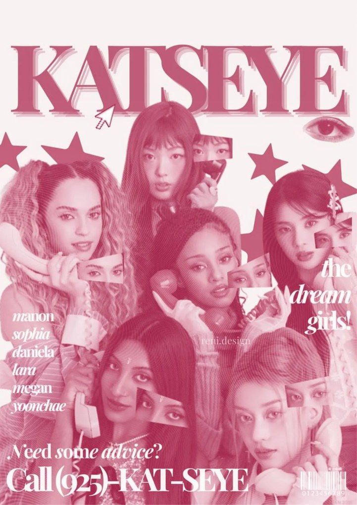 Katseye Poszter 50x70 cm