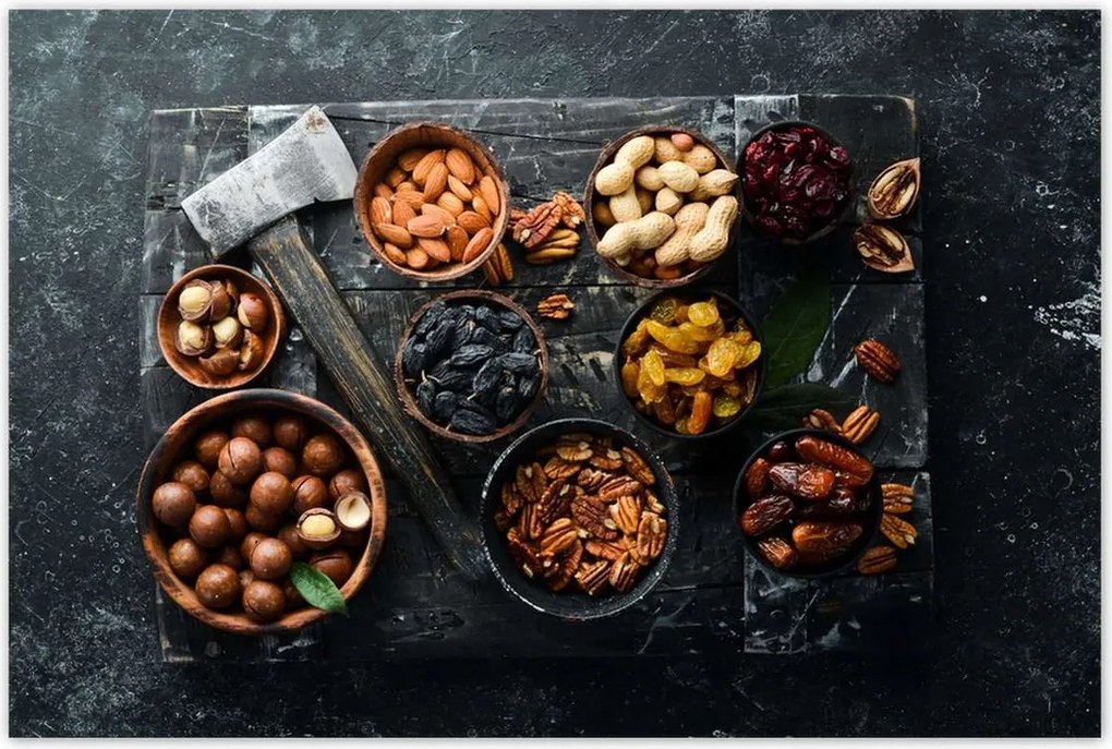 Poszterek 120x80 Szárított dió és péksütemény