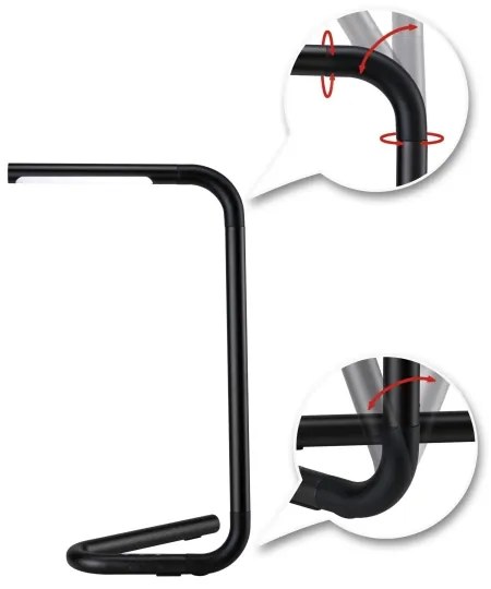 Paulmann 95424- LED/4,5W Dimmelhető érintős asztali lámpa FLEXLINK 5V/USB fekete