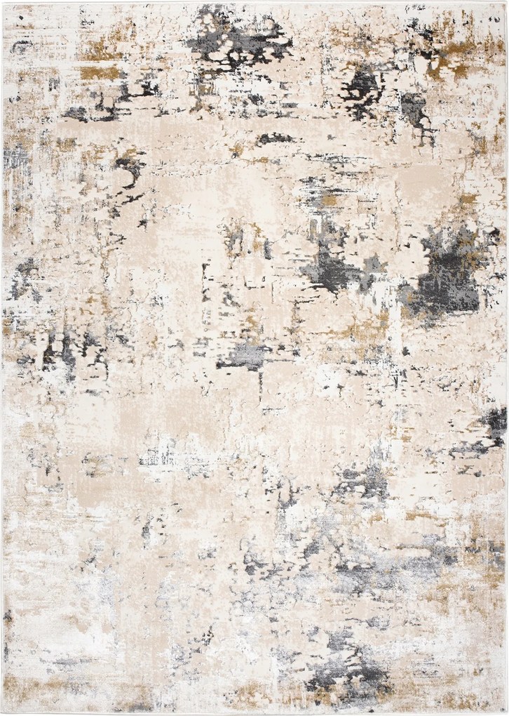 Hera Szőnyeg 140x200 Stílusos Modern Divatos Fényes Bézs krém szürke w26