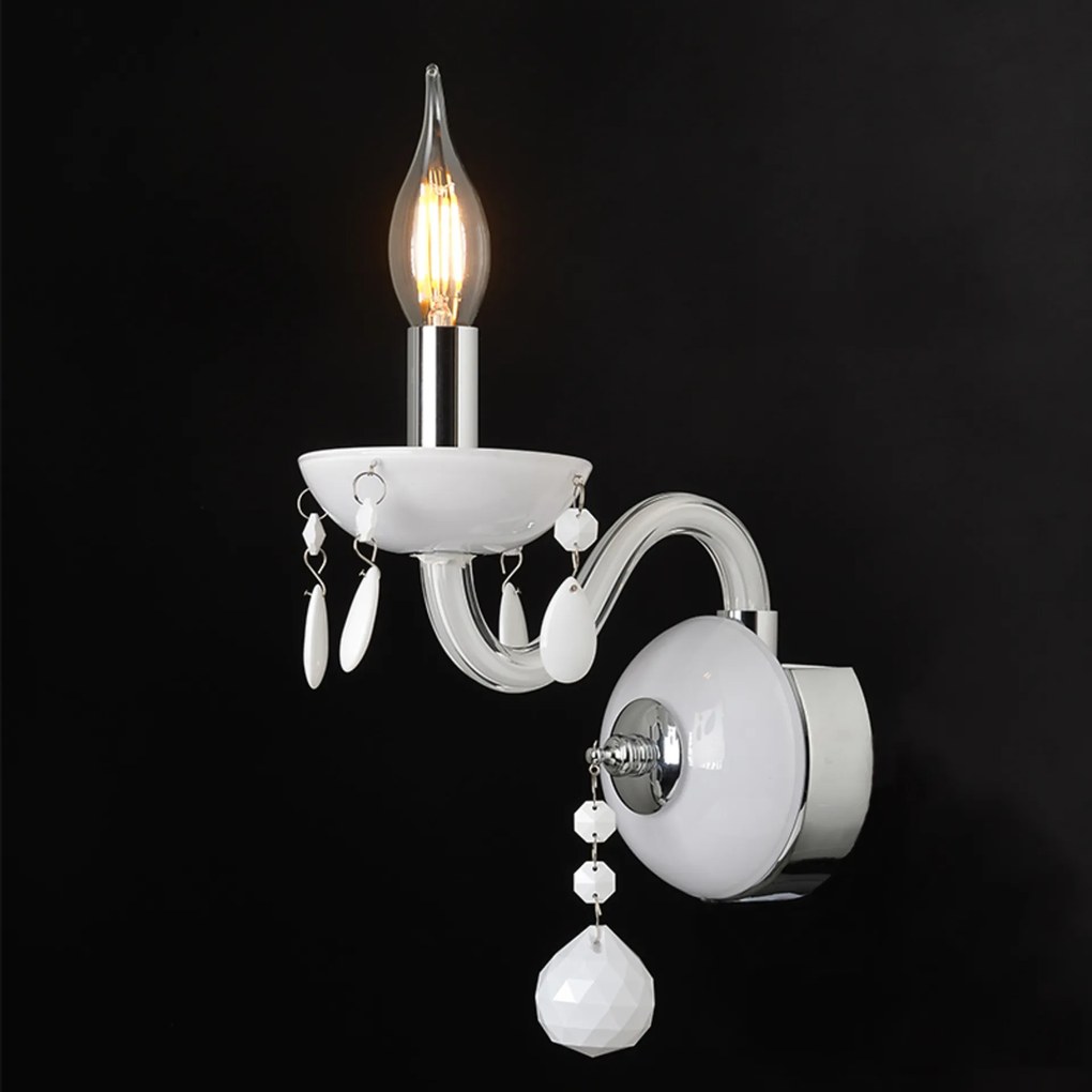 Aca Lighting kristály fali lámpa BLK82041WWC