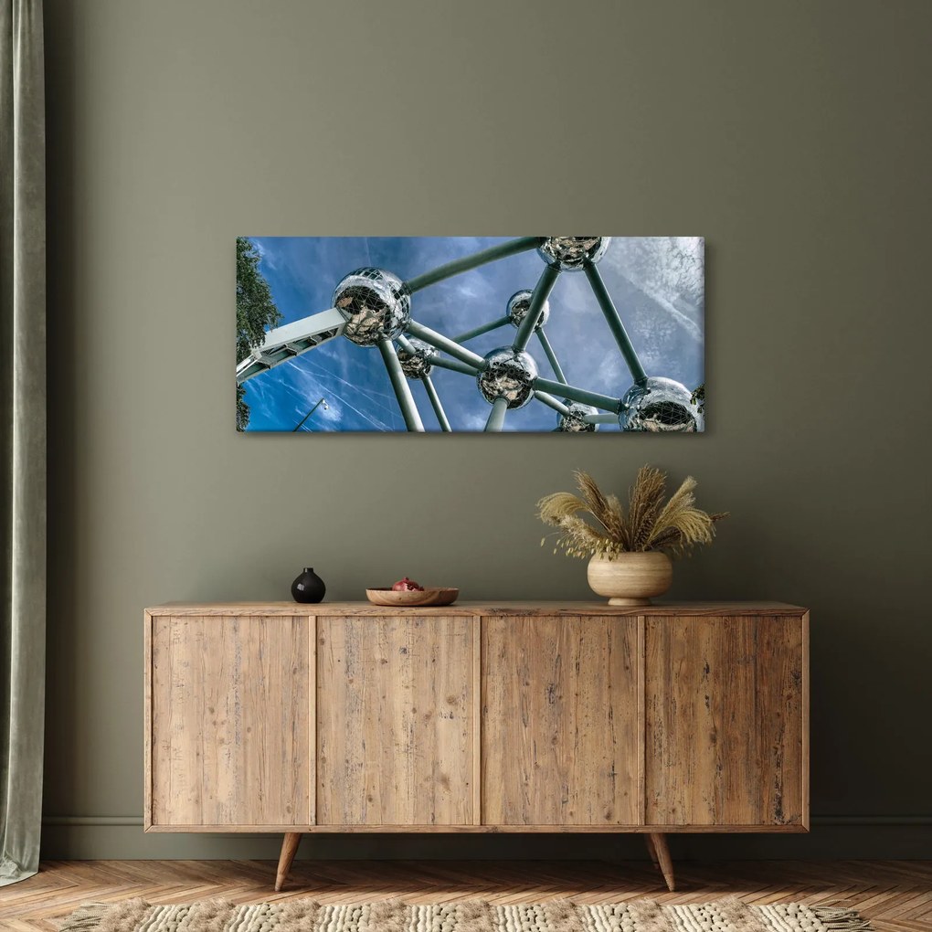 Kép - atomium Brüsszelben (120x50 cm)