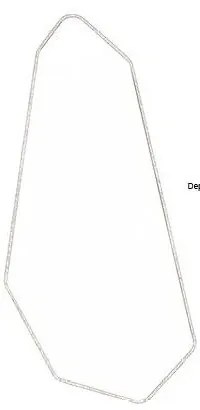 Fali tükör tömörfa kerettel 39,5x90 cm Basil – Dutchbone