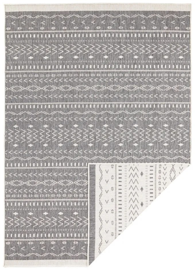 Kuba szürke-krémszínű kültéri szőnyeg, 290 x 200 cm - NORTHRUGS