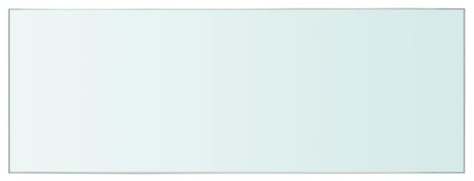 Átlátszó üvegpolc panel 40x12 cm
