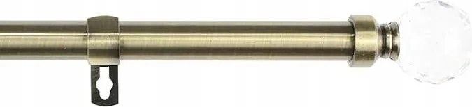 Függönykarnis rúd 160-310cm arany színű fém