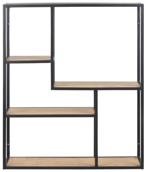 SARON falipolc tölgy/fekete