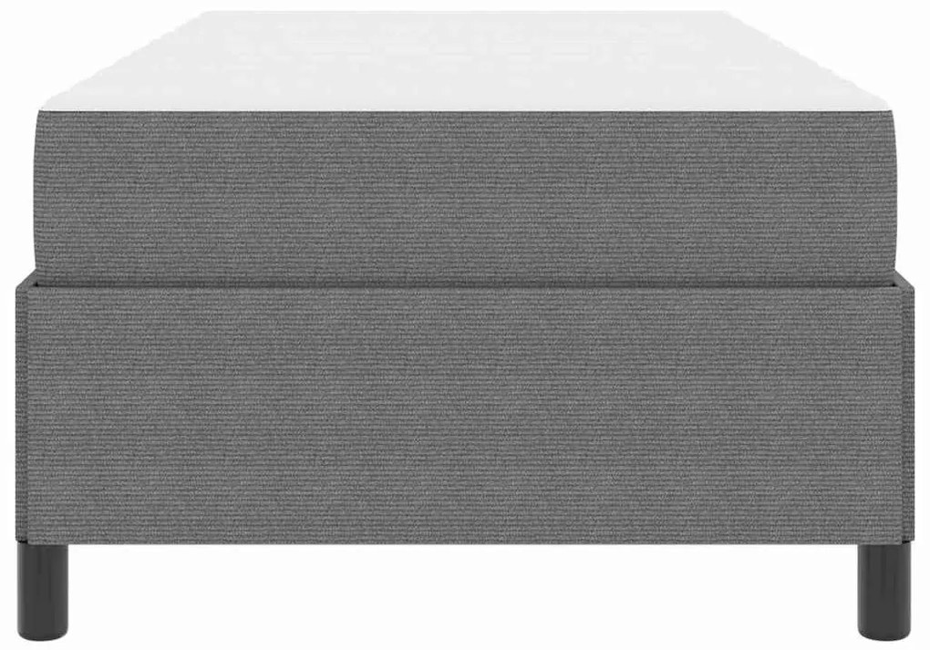 Ágykeret Világosszürke 90 x 190 cm Bársony anyag