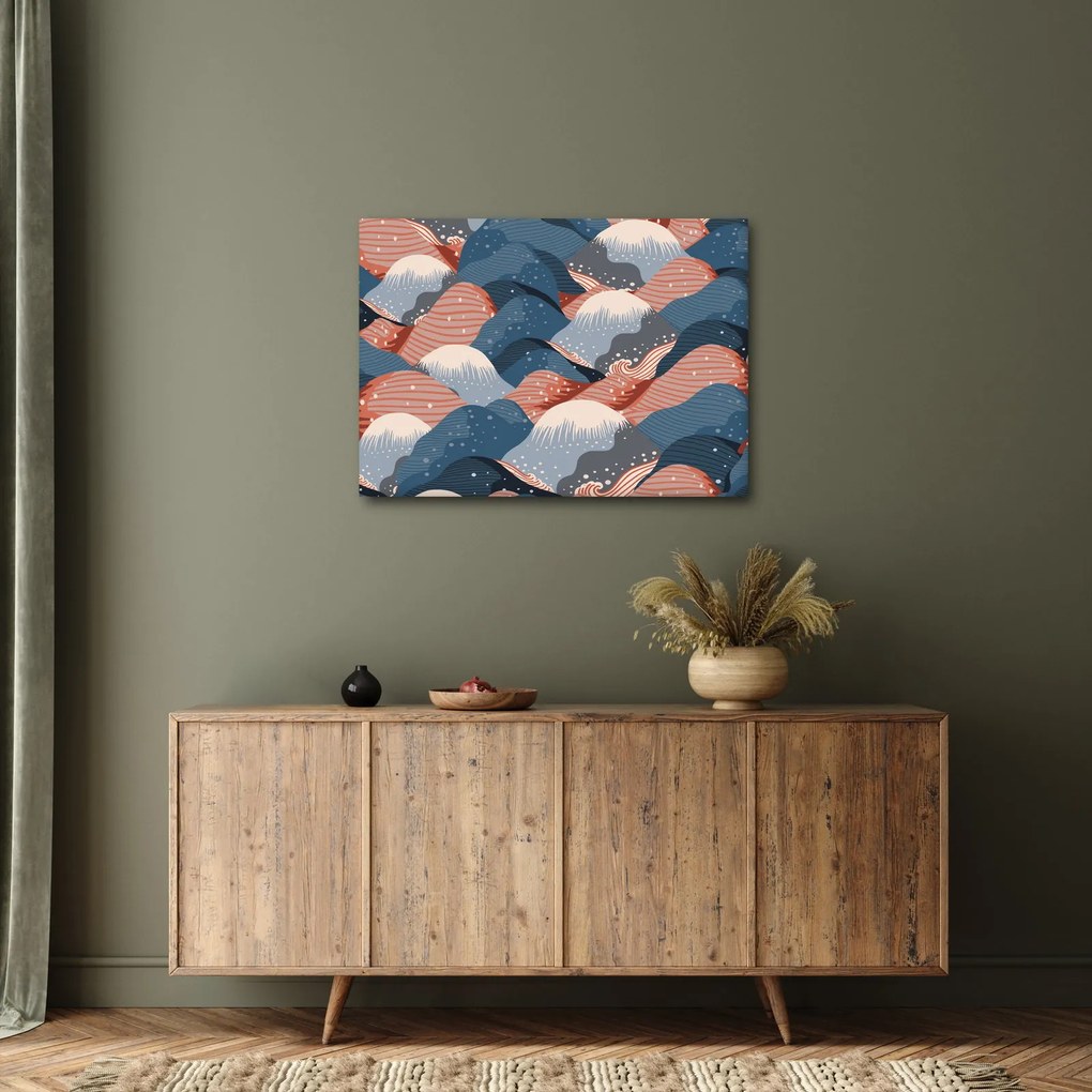 Kép - Japán hullámok (70x50 cm)