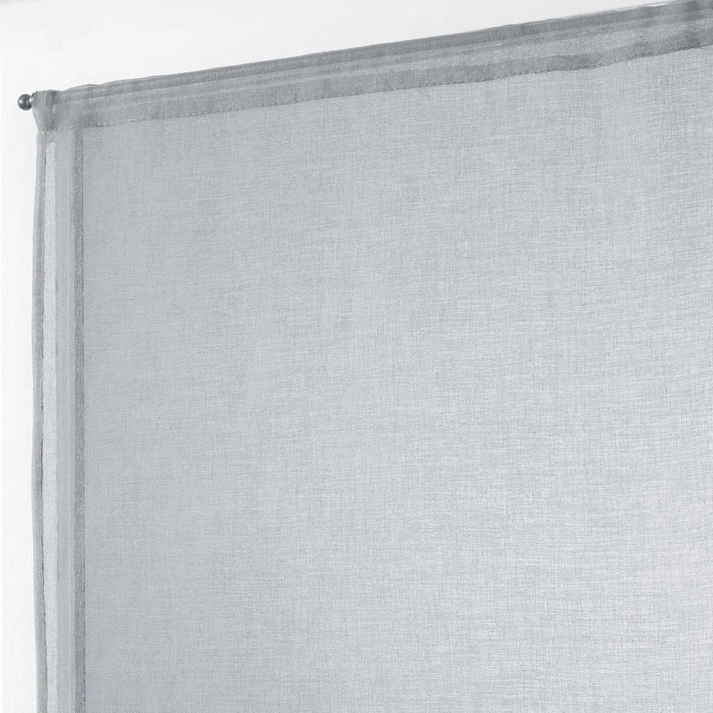 Szürke átlátszó függöny szett 2 db-os 60x90 cm Sandra – douceur d'intérieur