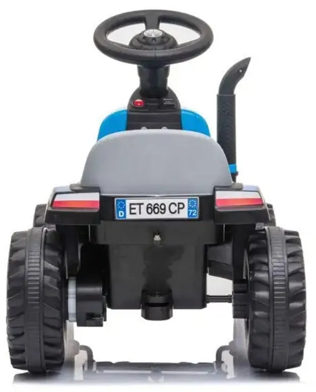 Elektromos traktor Holland kék