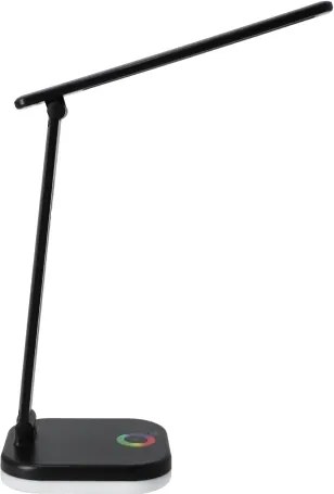LED RGBW dimmelhető asztali lámpa vezeték nélküli töltéssel LED/7W/5V USB fekete