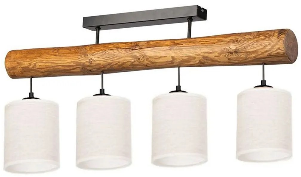 Spot-Light 62804451 - Felületre szerelhető csillár TRENO 4xE27/25W/230V fenyő