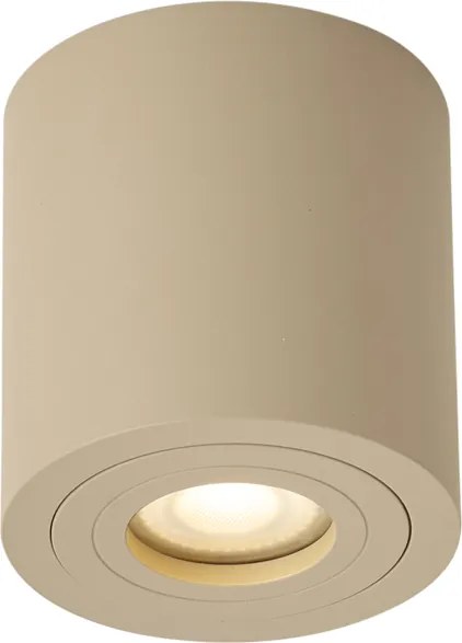Modern mennyezeti spotlámpa taupe GU10 50mm IP44 - Capa