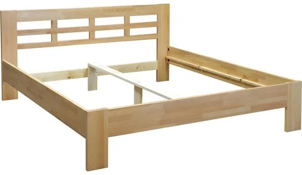 Franciaágy tömör fából ANGELA 180x200 cm bükk