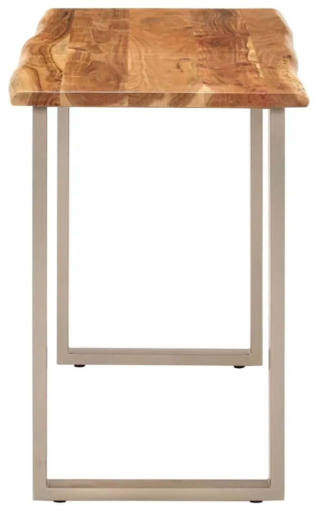 Tömör akácfa étkezőasztal 110 x 50 x 76 cm