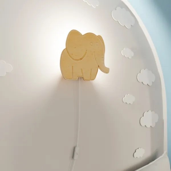 Gyerek fali lámpa SAFARI 1xE14/10W/230V elefánt