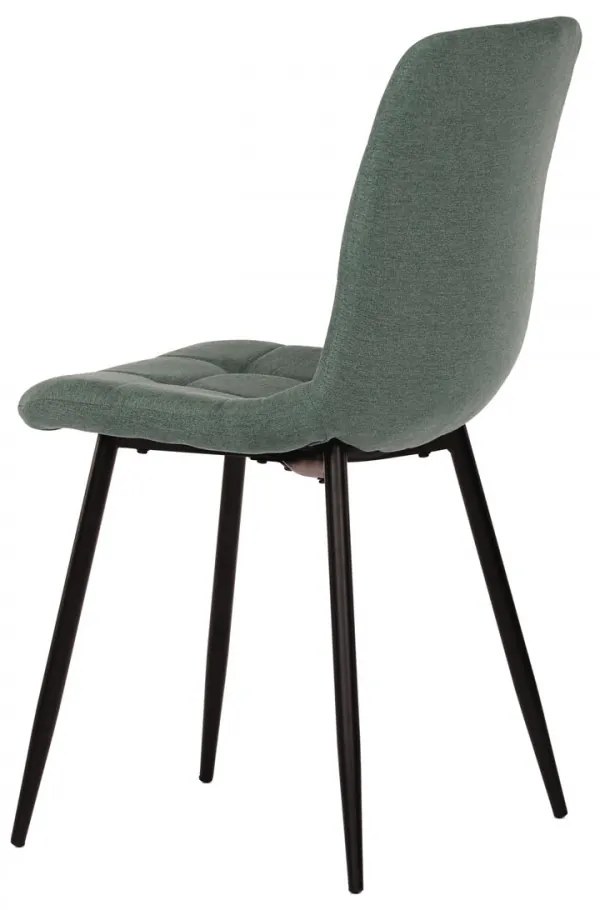 Scaun modern Fabric verde cu tapițerie CT-281