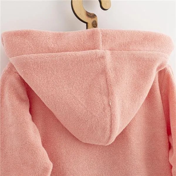 Gyerek frottír fürdőköpeny New Baby Comfortable pink, vel. 104/110