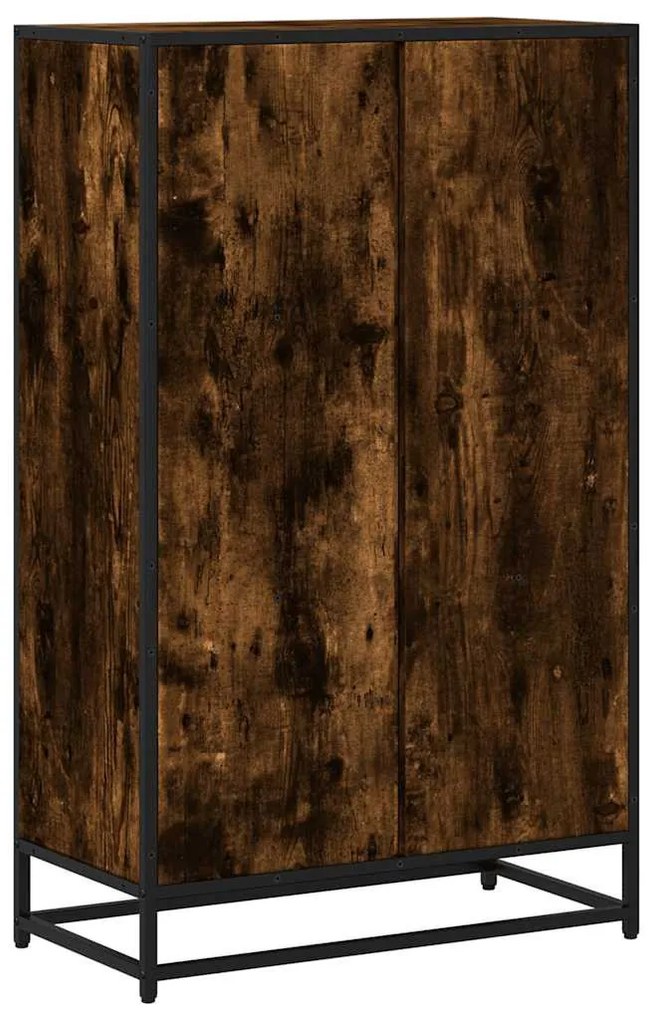 Könyves szekrény füstölt tölgy 65,5x33x107,5 cm Gépelt fa