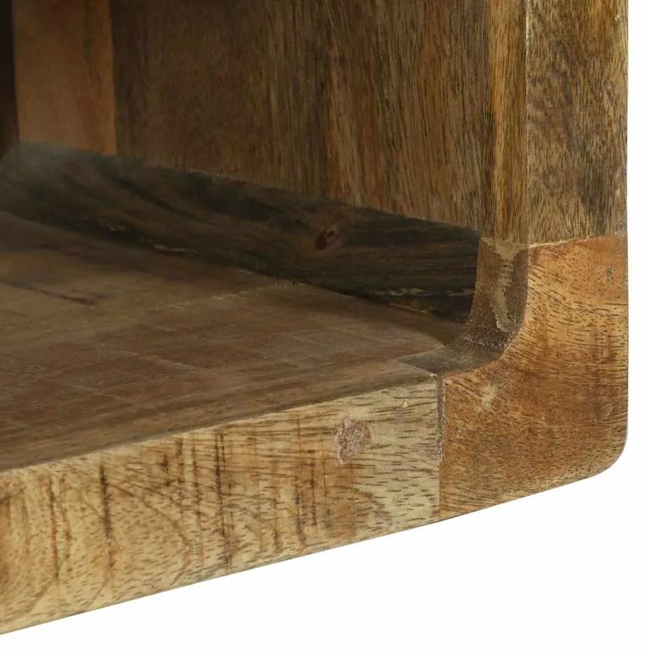 TV szekrény szett 3 pcs Barna 100 x 30 x 32 cm Tömör mangófa