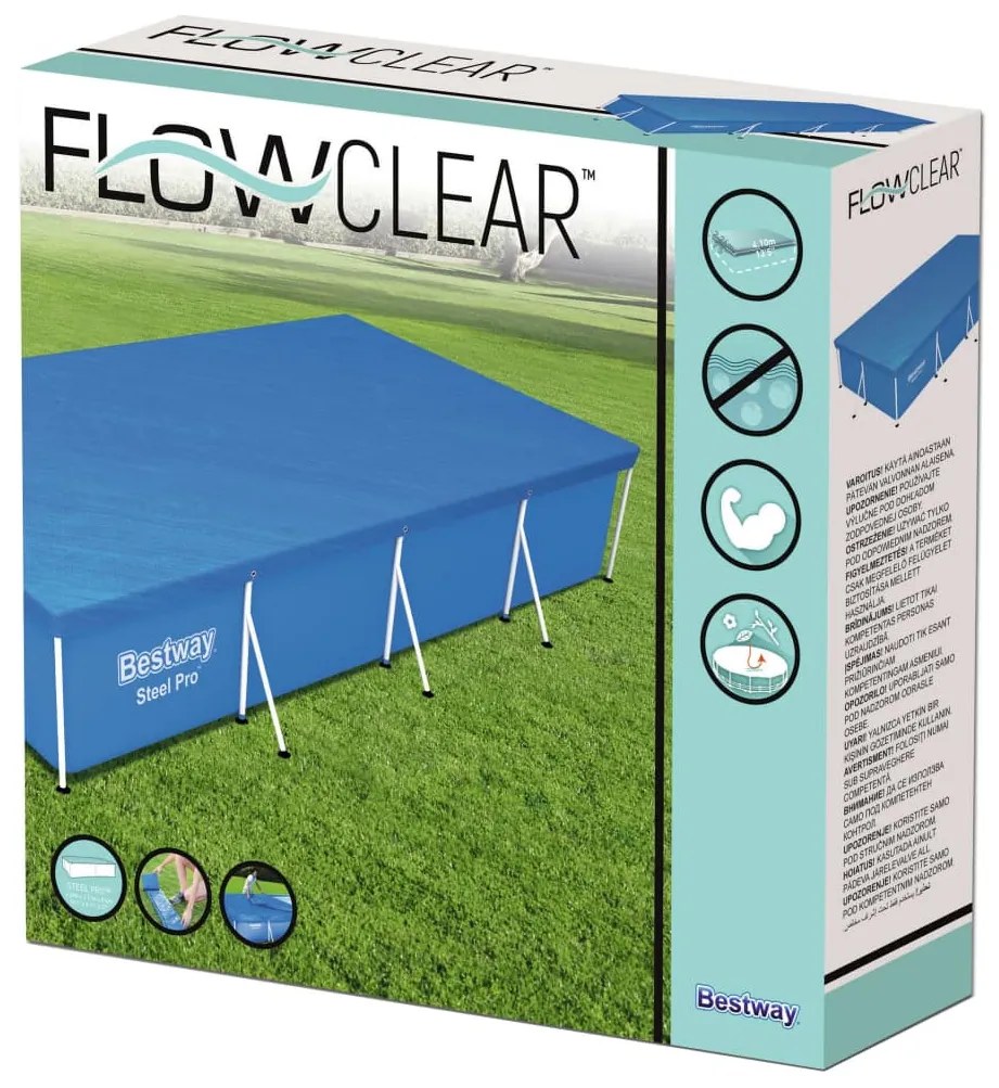 Bestway Flowclear medencetakaró 400 x 211 cm