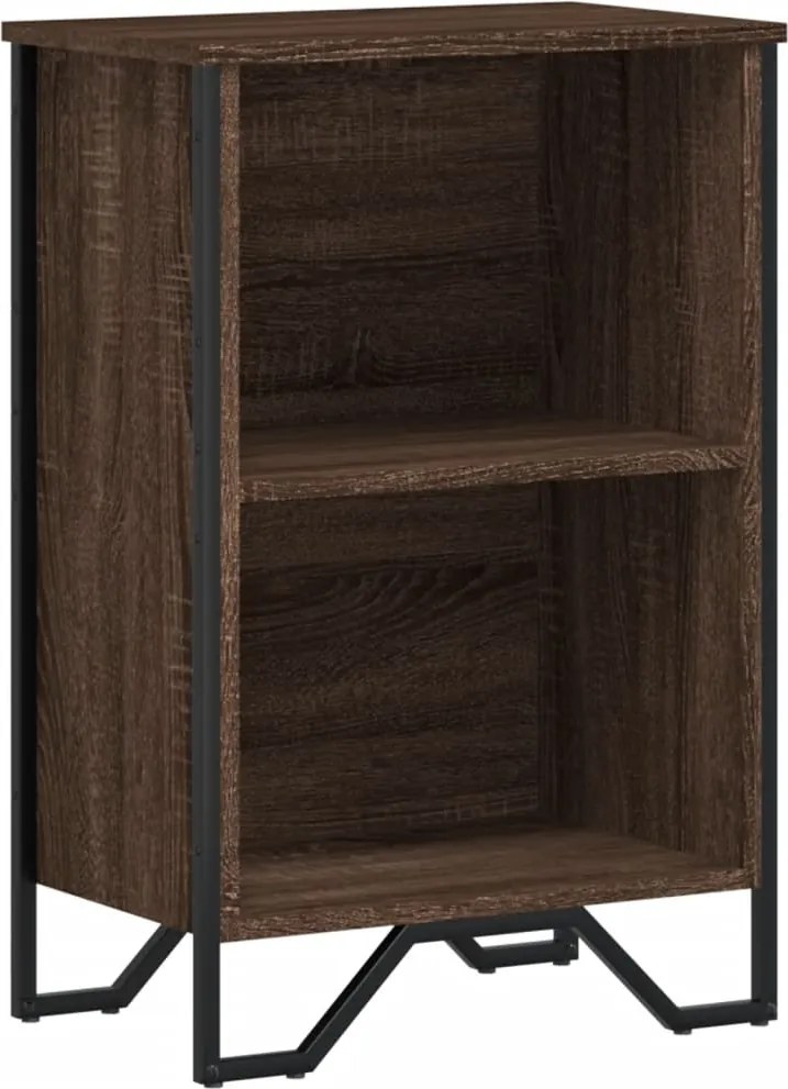 vidaXL barna tölgy színű szerelt fa könyvszekrény 50 x 31 x 74,5 cm