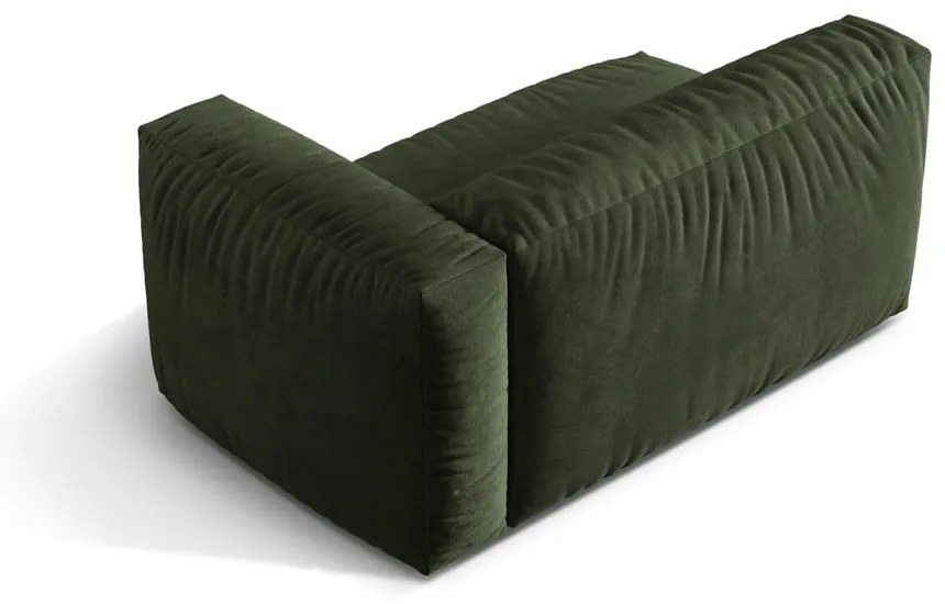 Zöld bársony kanapé modul (jobb oldali) Martina – Micadoni