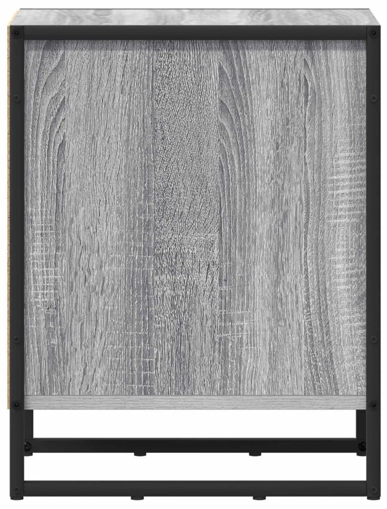 vidaXL Éjjeli asztal Szürke Sonoma 39.5 x 30 x 50 cm Faanyag